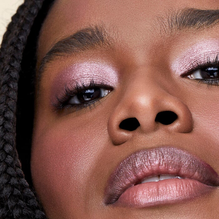 Model After Applyin Rose Water Eyeshadow